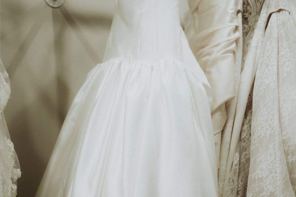 Designer Satin Gowns