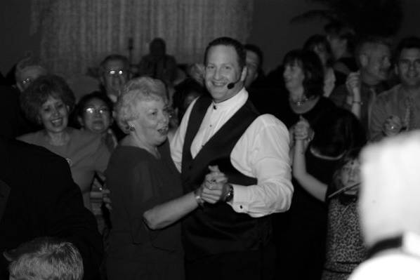 Jake dancing with Grandma.  We like to make sure everyone has a good time!