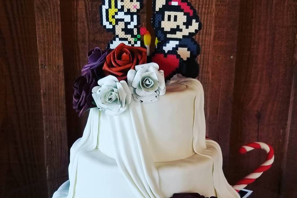 Super Mario themed cake