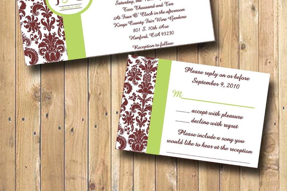 Ideas -N- Bloom Invitations