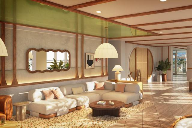 Indoor Mezzanine Cocktail