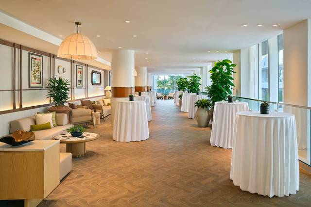 Atlantic room cocktail set up