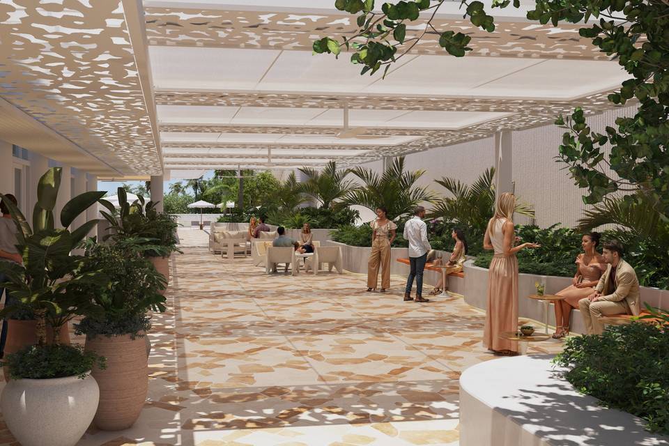 Indoor Mezzanine Cocktail