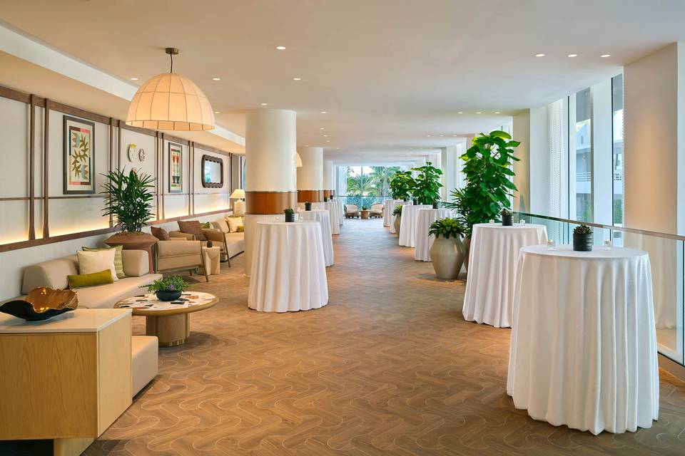 Atlantic room dinner set up
