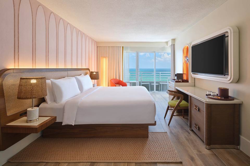 Oceanfront king room