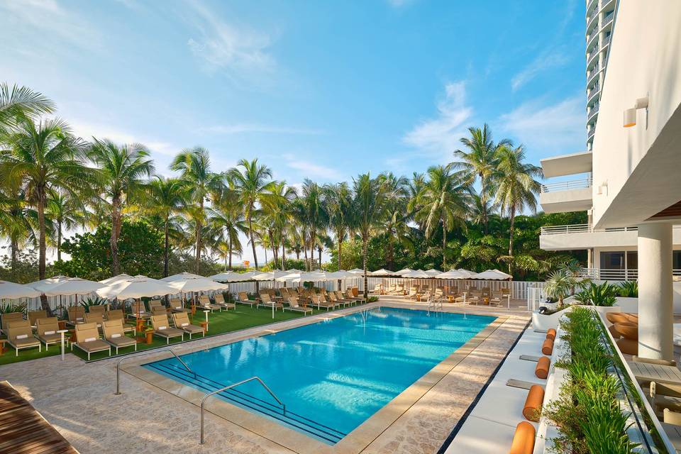 Pool on property