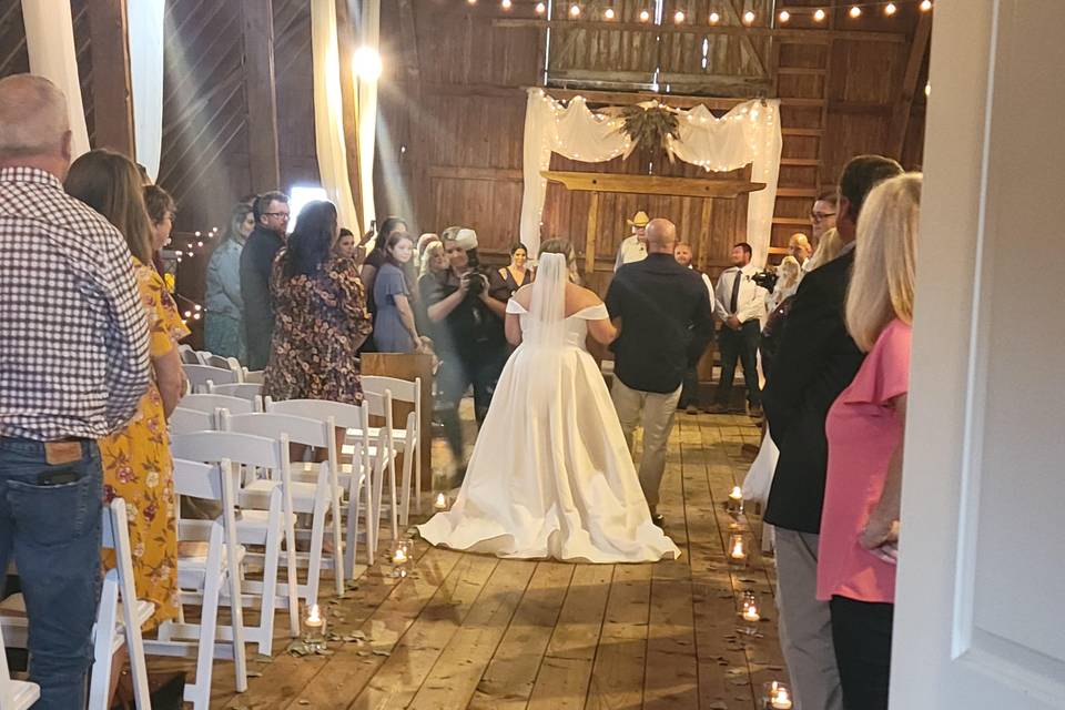 Indoor ceremony