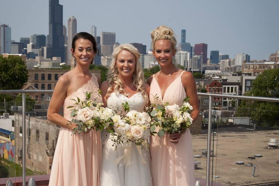 Bride & Sisters