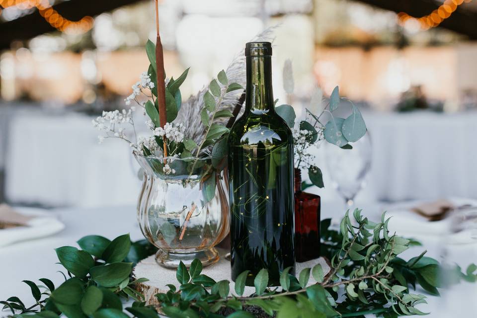 Greenery Centerpieces