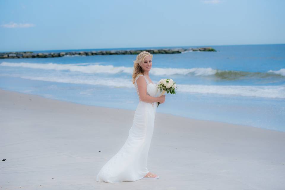 Alton martin wedding photography - Beach portrait