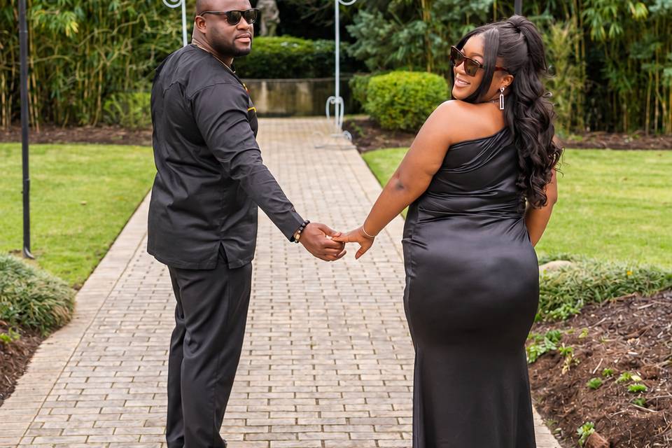 Kobina and Tiara engagement portrait from the approved gallery | Alton Martin Wedding Photography