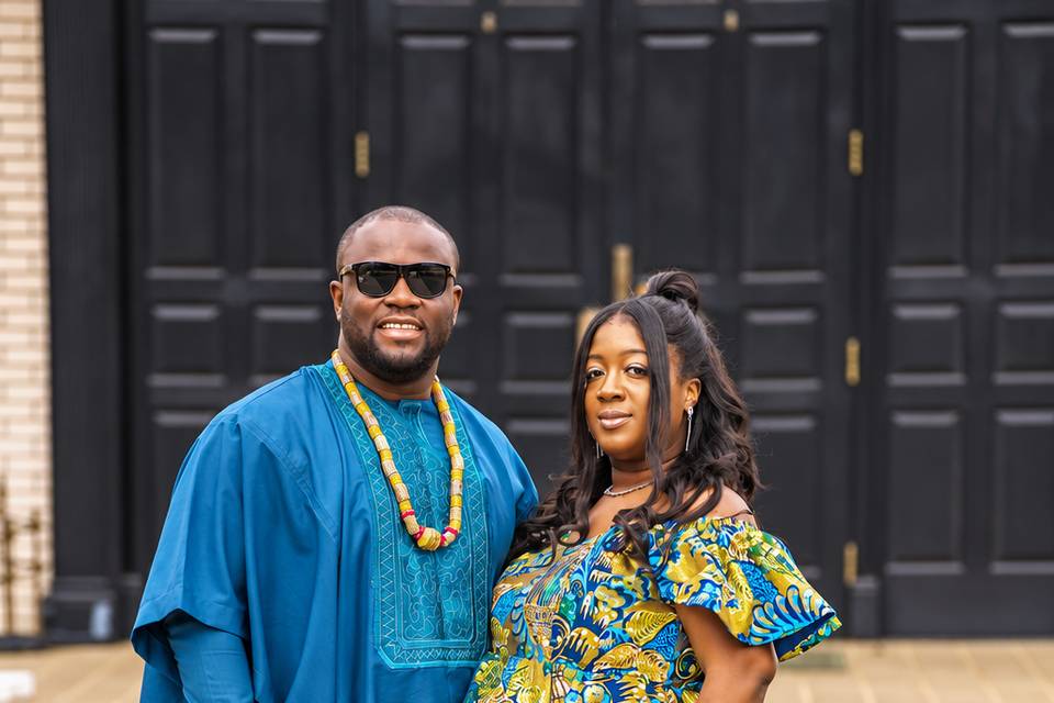 Kobina and Tiara engagement portrait from the approved gallery | Alton Martin Wedding Photography