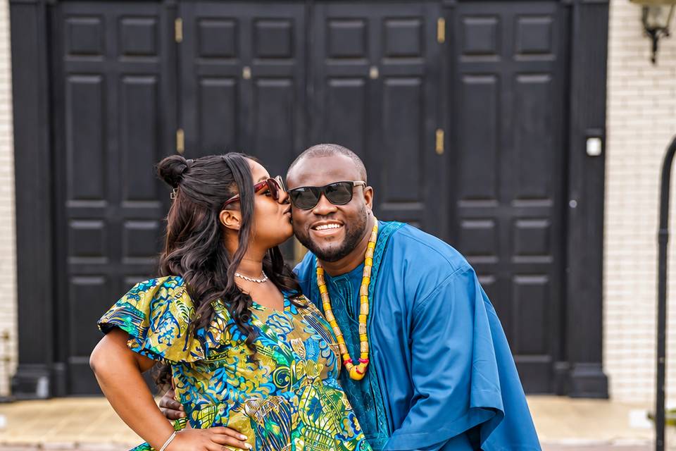 Kobina and Tiara engagement portrait from the approved gallery | Alton Martin Wedding Photography