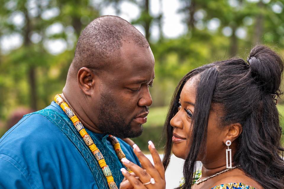 Kobina and Tiara engagement portrait from the approved gallery | Alton Martin Wedding Photography