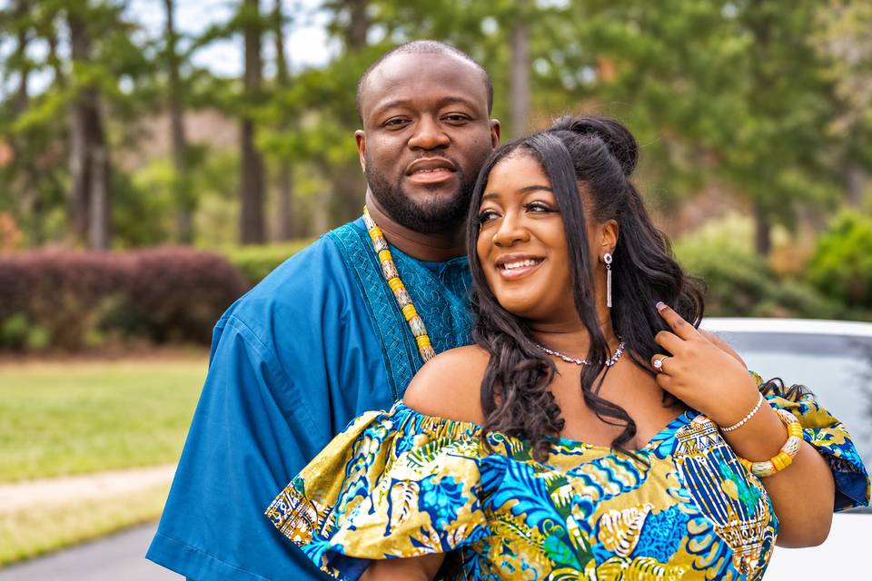 Kobina and Tiara engagement portrait from the approved gallery | Alton Martin Wedding Photography