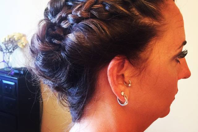 Updo hair style