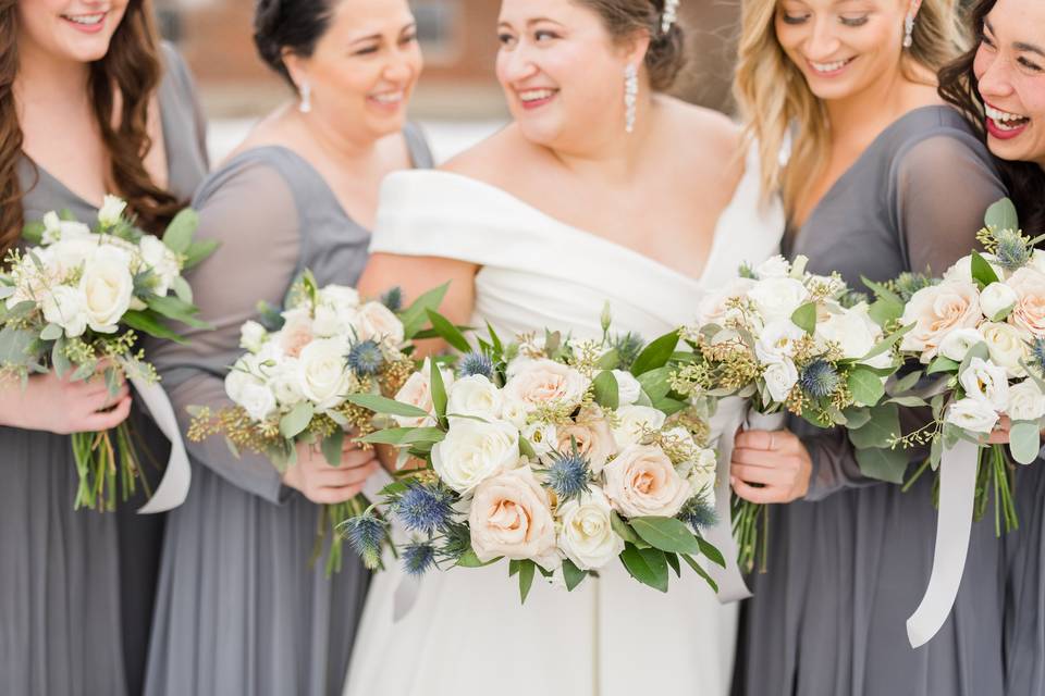 Winter wedding in Hastings, MN