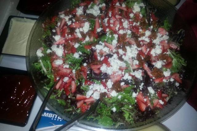 Strawberry feta salad