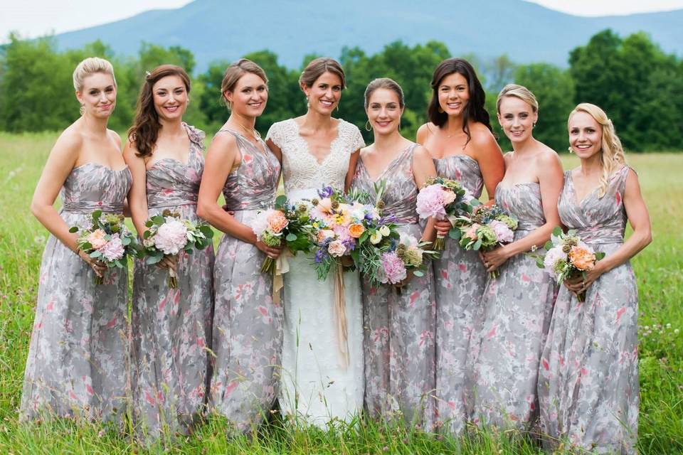 Katherine's bridal party