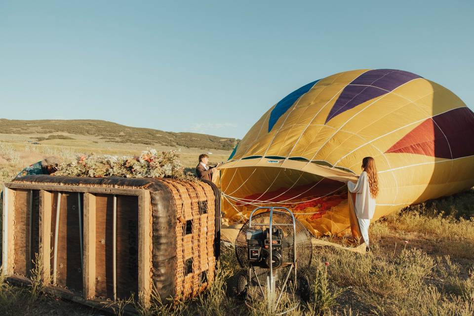 Hot Air Balloon | Private Vows