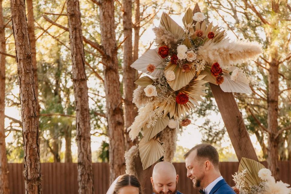 Sweet ceremony moments