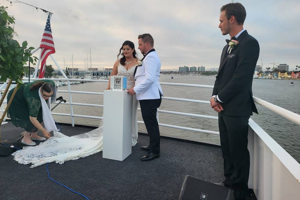 Marina Del Rey Yacht Wedding