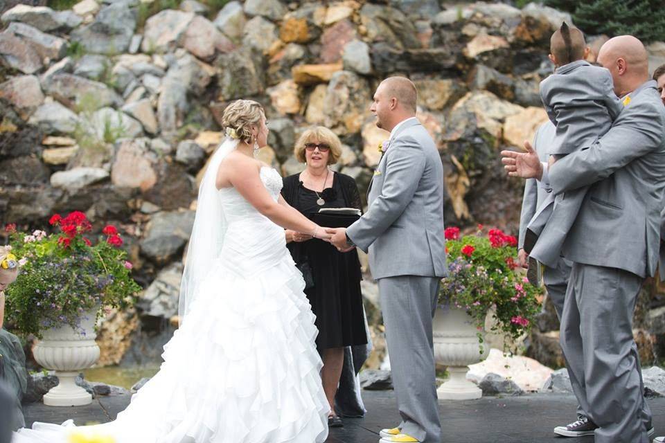 Leading the ceremony