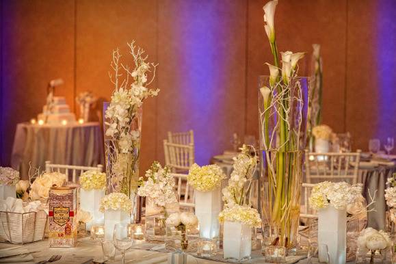 Table with centerpiece