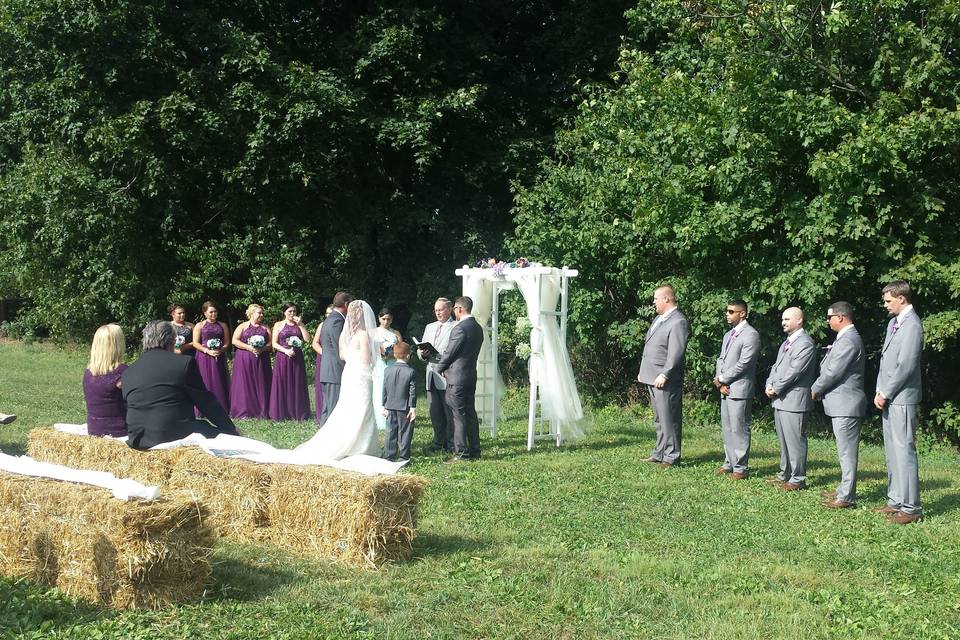 Outdoor ceremony