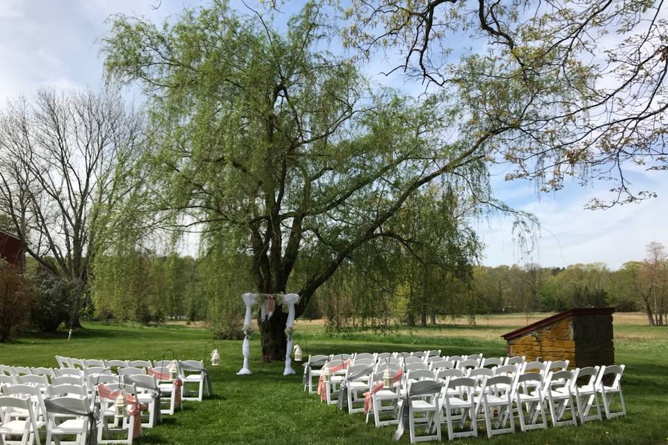 Ceremony setup