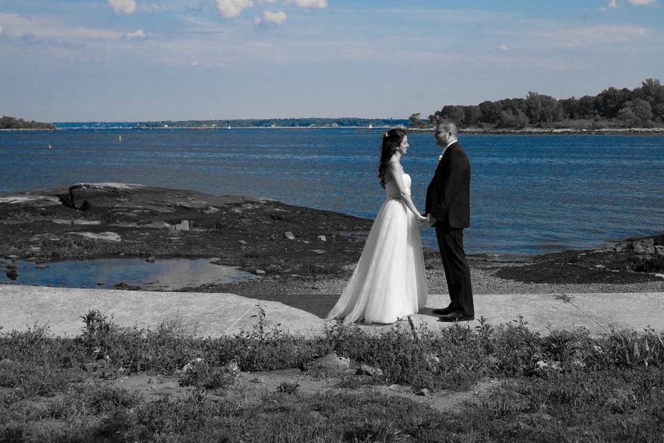 Bride and groom