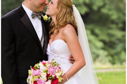 June 2010 - Washington DC wedding makeup & hair for Thomas-Riccio (bride & groom)