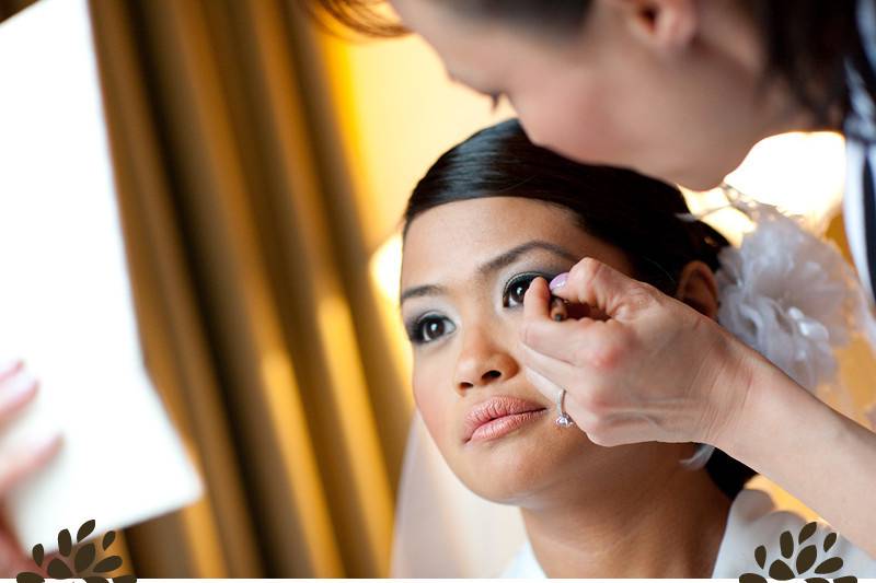 March2010 - Arlington, VA wedding makeup for Espiritu-Baskin (bride)