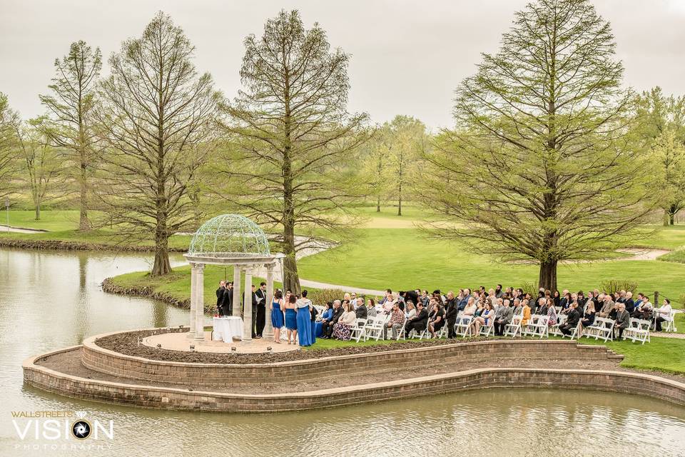 Ceremony by the water