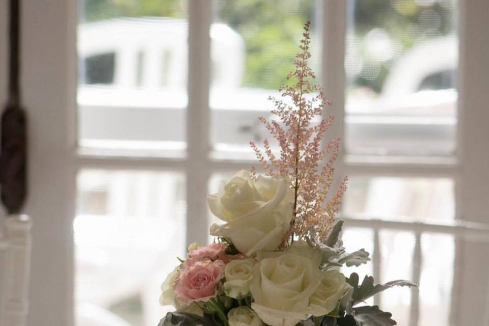 Roses and Astilbe