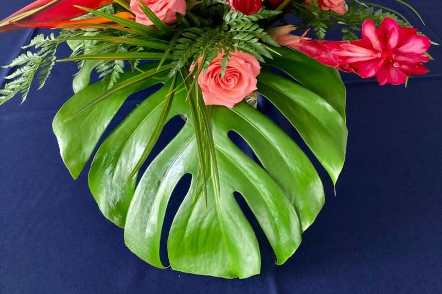 Tropical Wedding Centerpieces