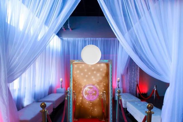 Stylish booth