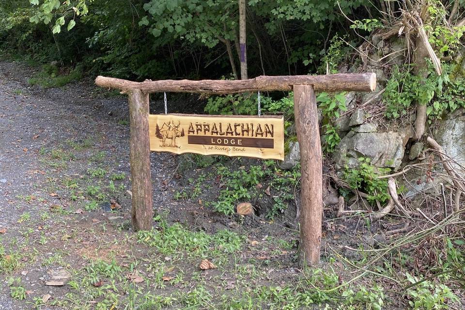 Appalachian entrance sign