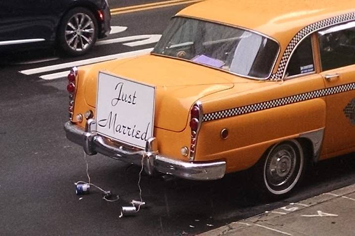 Just Married Taxi