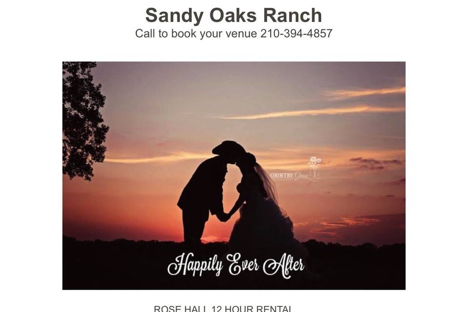 Sandy Oaks Ranch Event Facilities