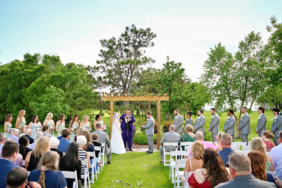 Wedding ceremony site
