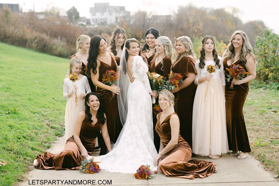 Brides & her maids...