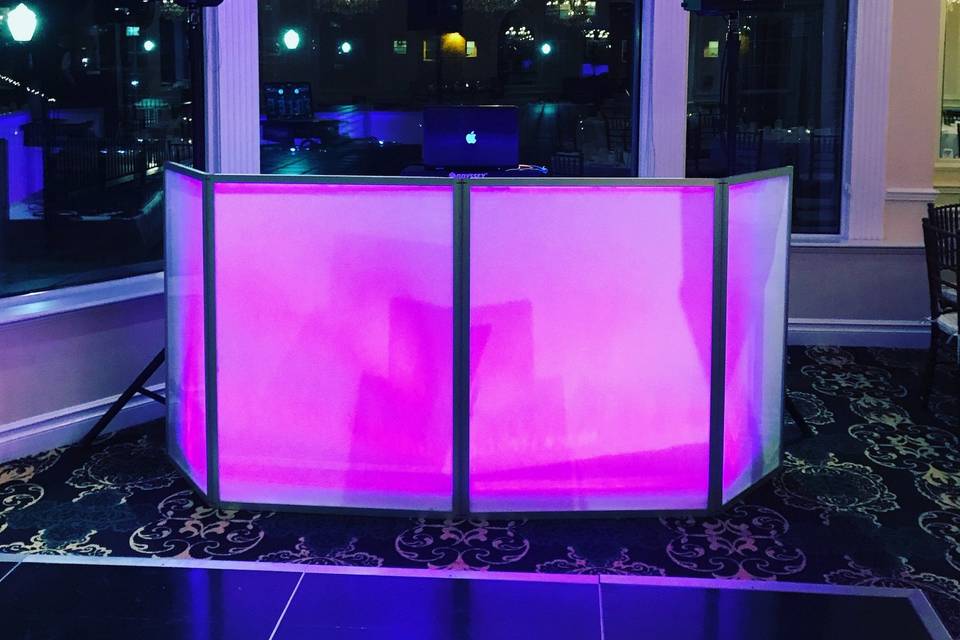 LED dj booth