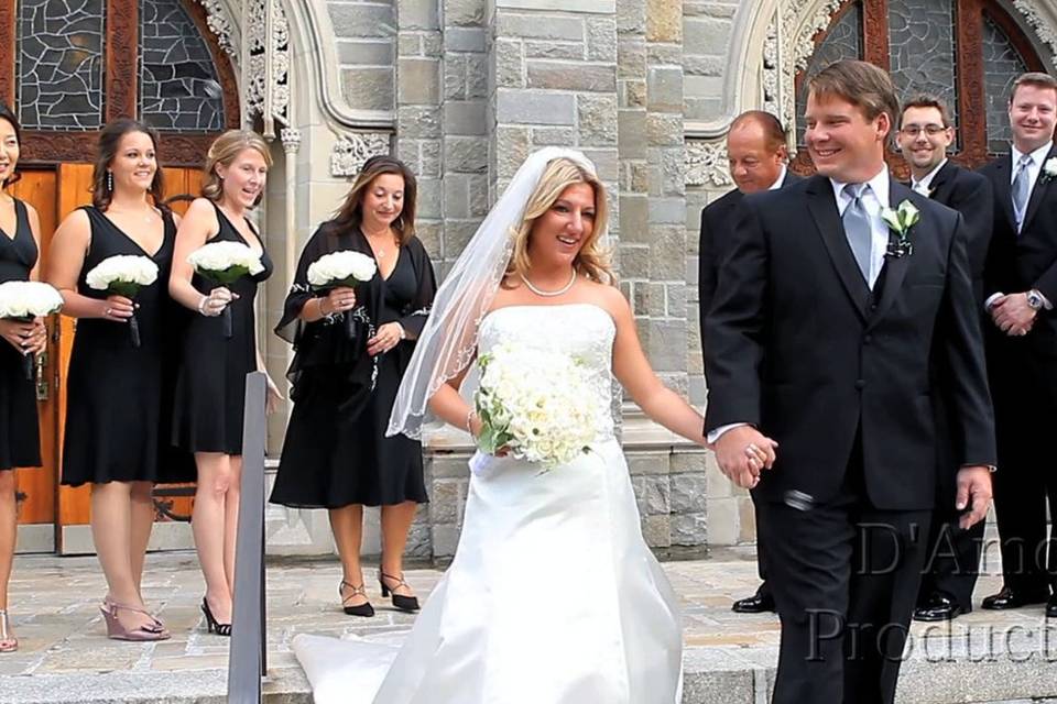 Still image from the Wedding of Jeanine & Craig
