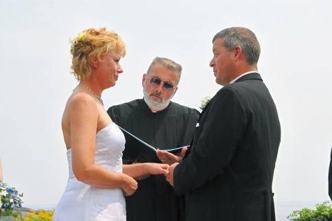 Officiant heading the ceremony