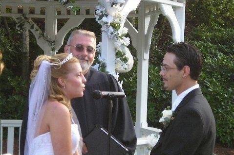 Portrait with the newlyweds