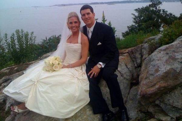 Couple photo by the beach