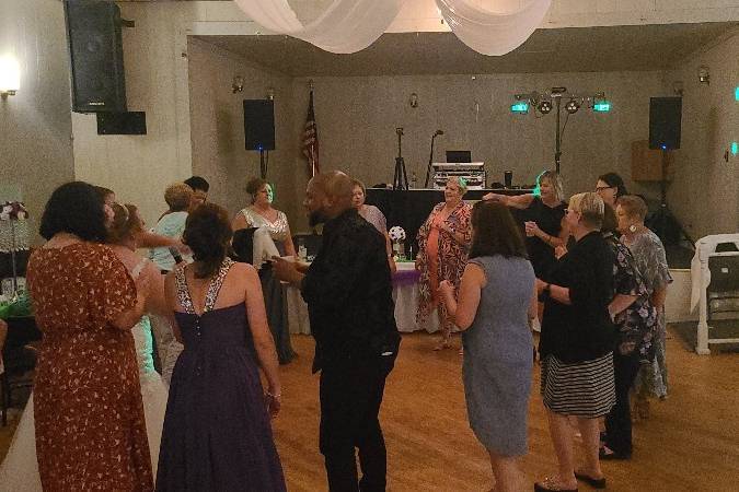 Dancing at the Reception!