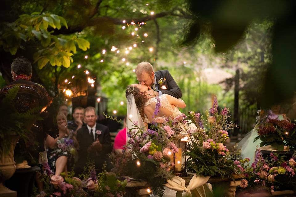 Secret garden wedding