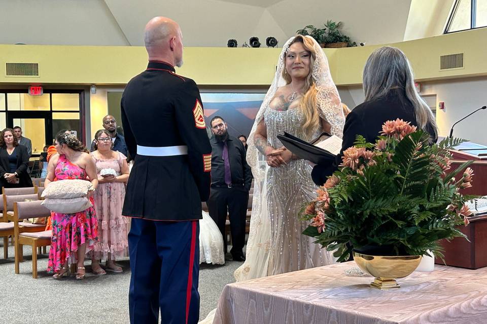 Wedding ceremony at IUCC